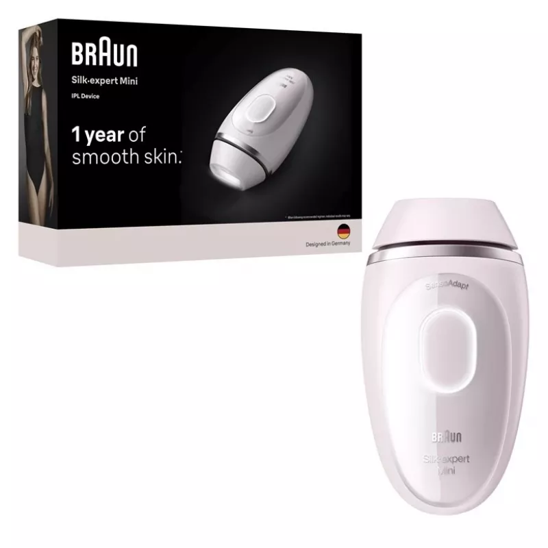 Braun Silk-expert PL1000 Valguskarvade eemaldaja Intense Pulsed Light (IPL) Roosa, Valge