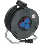 Brennenstuhl 30m IP44 kaablirull H07RN-F 3G2.5 3 Type E pistikupesaga, termokaitsmega, sinine kaabel, must rull