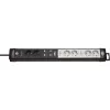 BRENNENSTUHL Connect Premium-Line WLAN Power Strip 6-Way (Black/Light Grey, 3m, Timer, Voice Control)