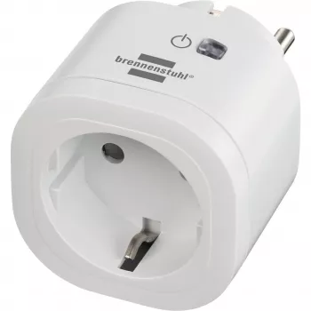 Brennenstuhl Connect WiFi Smart Plug WA 3600 XS02, White, Voice Control, Timer, App