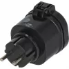 BRENNENSTUHL Connect WiFi Smart Plug WA 3600 XS03 Outdoor, must, häälejuhtimine, taimer, rakendus