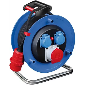 Brennenstuhl Garant CEE 1 kaablikerimisalused H07RN-F 5G2.5 20m 3 CEE pistikupesad IP44 must 400V 16A 1237990