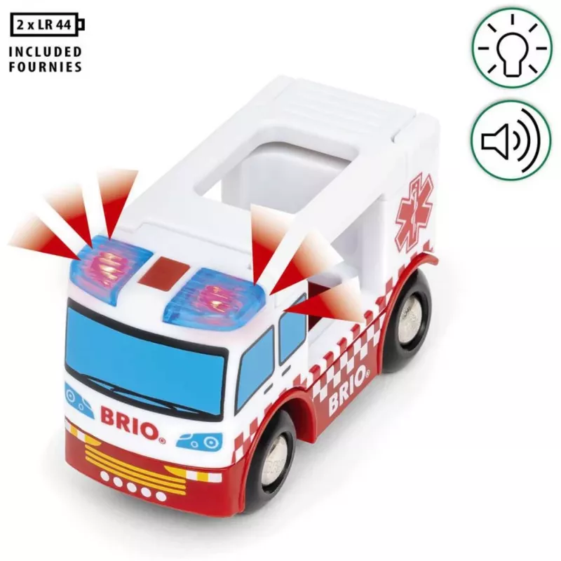 BRIO World Rescue kiirabiauto mänguauto