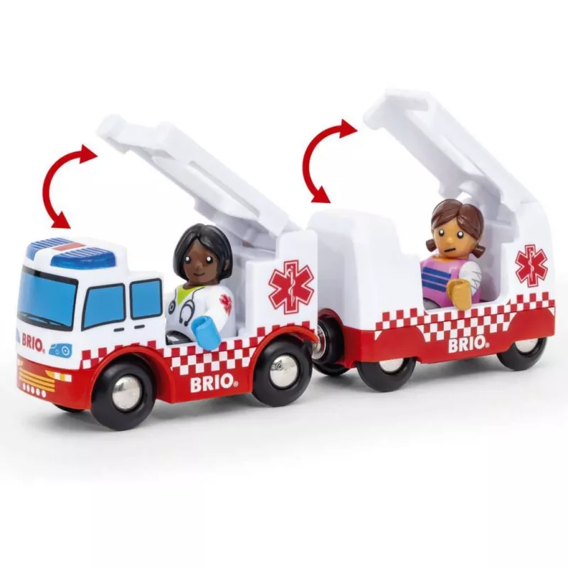 BRIO World Rescue kiirabiauto mänguauto
