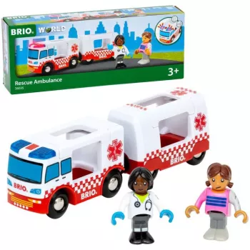 BRIO World Rescue kiirabiauto mänguauto
