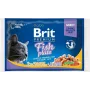 BRIT Premium kassi kalavaagen - märg kassitoit, fileed kastmes, 4 x 100 g kotikesed