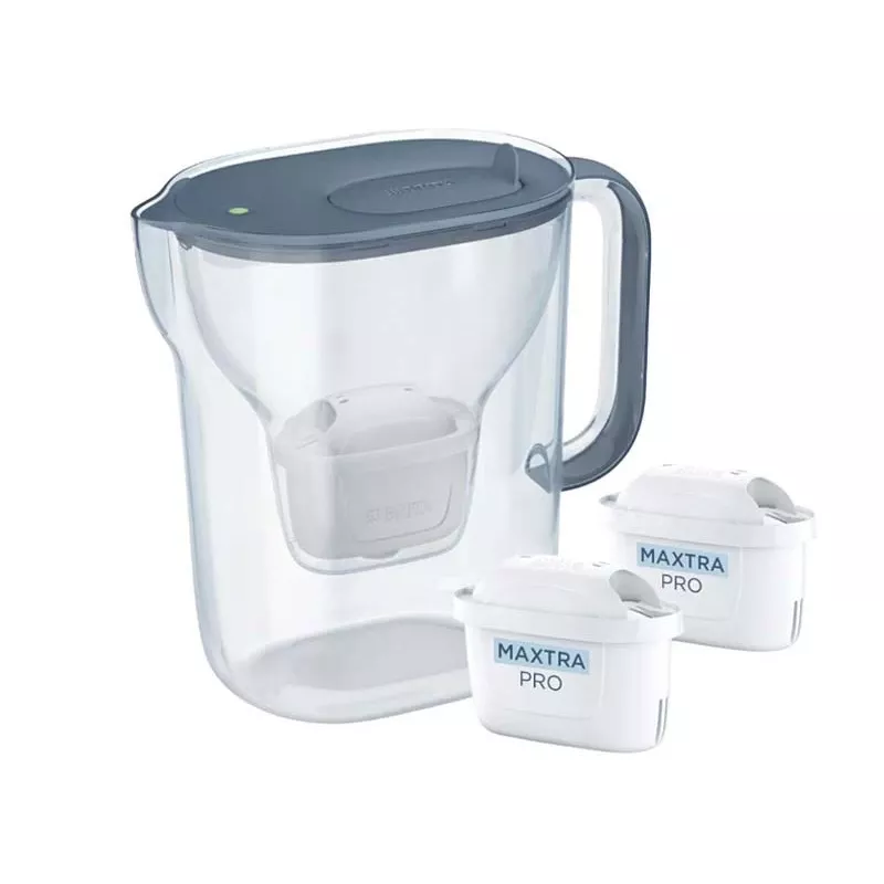Brita Style Essential+ veefiltri kann 2 MaxtraPro PP kassetiga (2,4L, tumesinine)