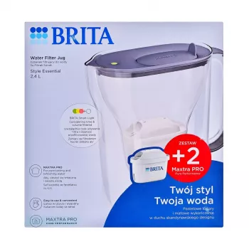 Brita Style Essential+ veefiltri kann 2 MaxtraPro PP kassetiga (2,4L, tumesinine)
