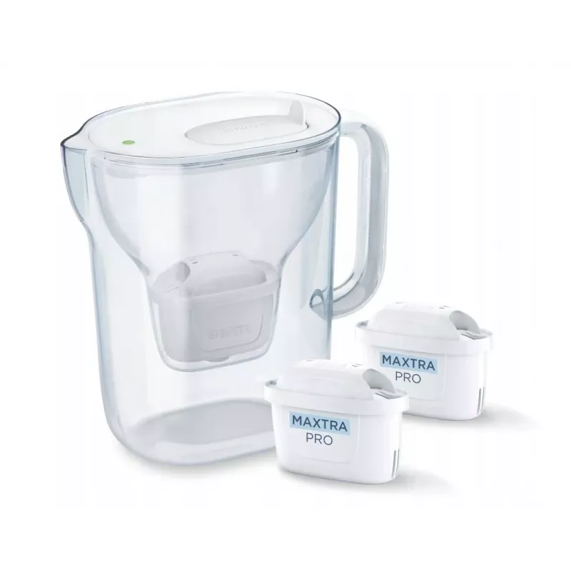 Brita Style Essential+ veefiltri kann 2 MaxtraPro PP kassetiga (2,4 L, valge)