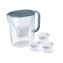 Brita Style Essential+ veefiltri kann 3 MaxtraPro PP filtriga, tumesinine, 2,4 L
