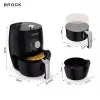 Brock AFM 3501 BK õhufritüür 3,5L 1300-1500W must digitaalne korv-fritüür