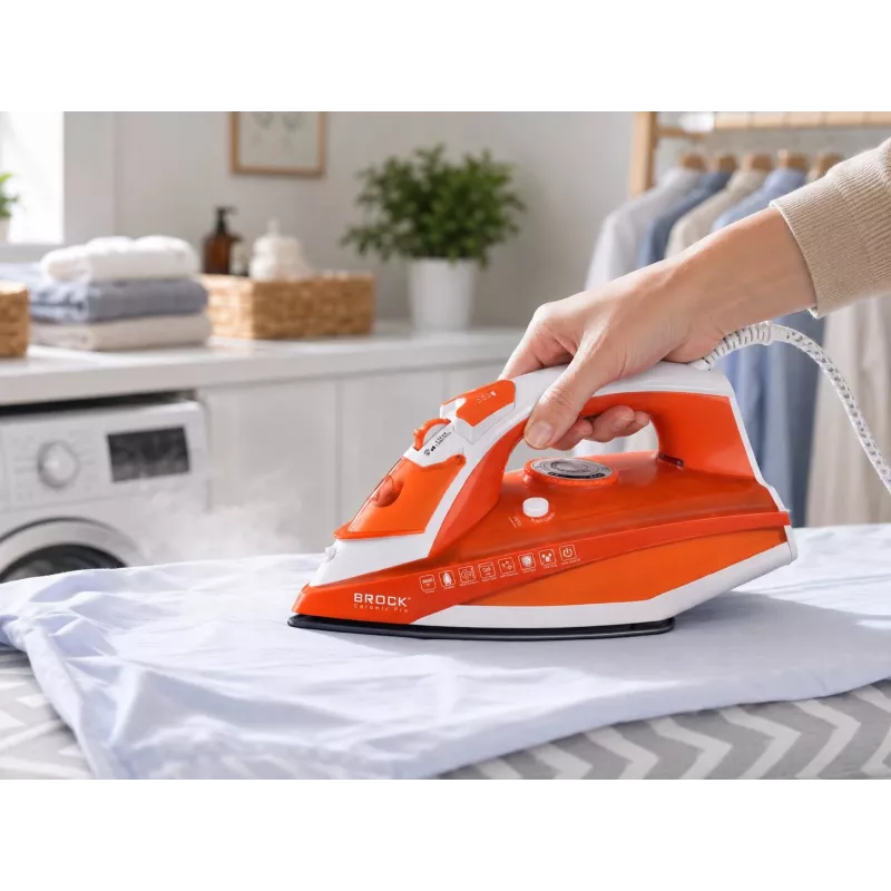 Brock BSI 5503 OR aurutriikraud 2600W keraamiline tald oranž