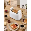 Brock BT 1008 WH 2-viiluline röstija 750W Valge