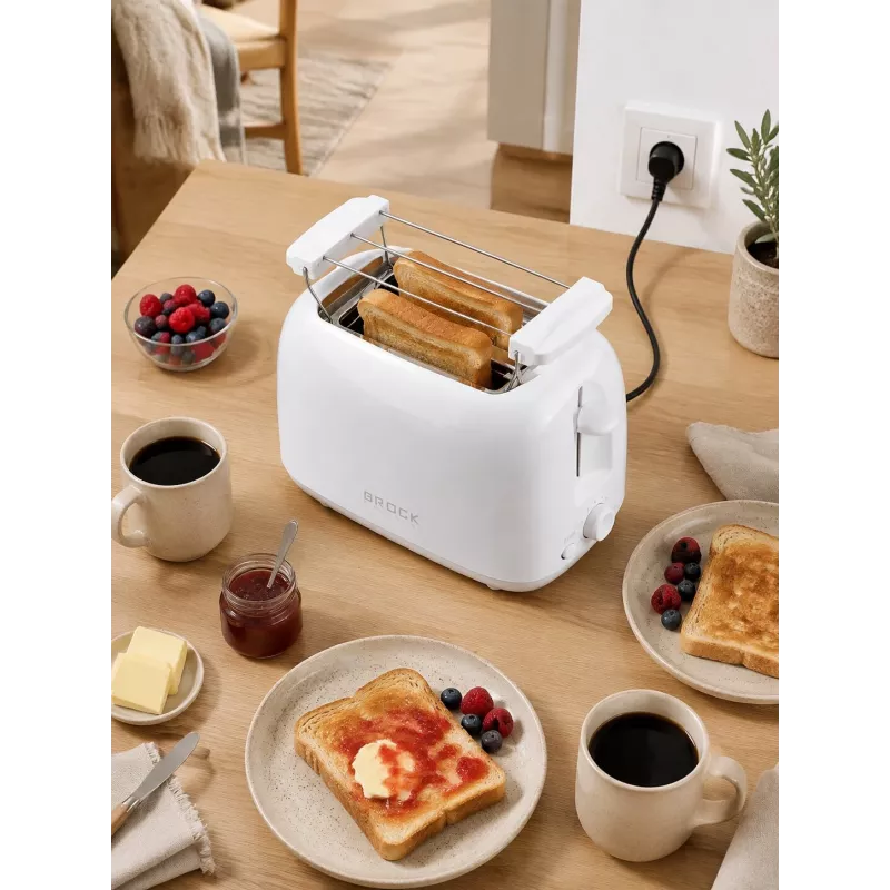 Brock BT 1008 WH 2-viiluline röstija 750W Valge