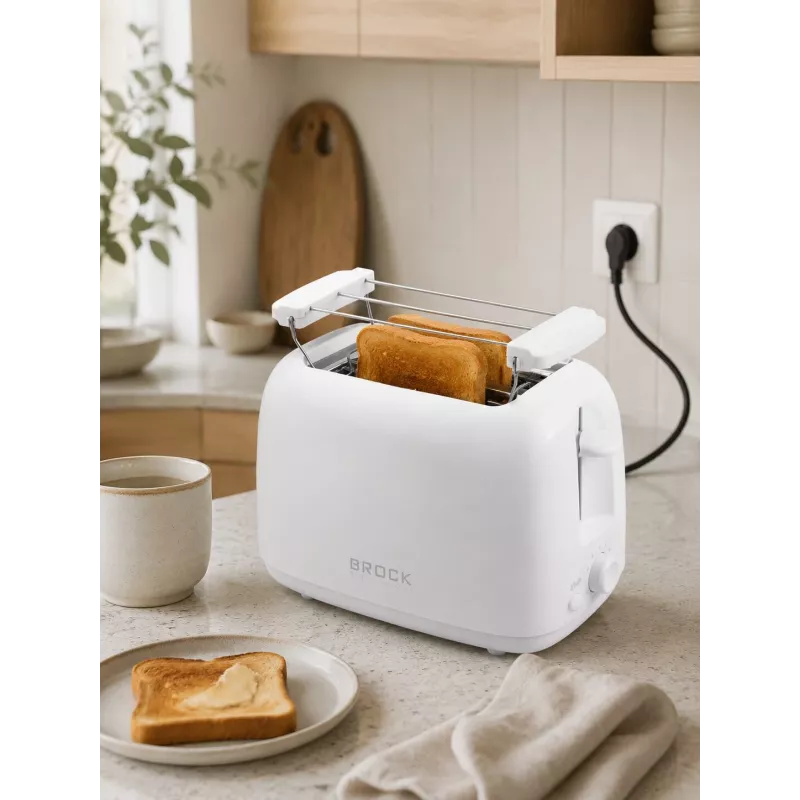Brock BT 1008 WH 2-viiluline röstija 750W Valge