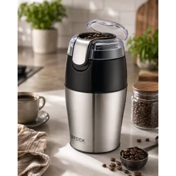 Brock CG 4050 SS roostevabast terasest teraga kohviveski 150W, 70g mahutavus, pulsifunktsioon