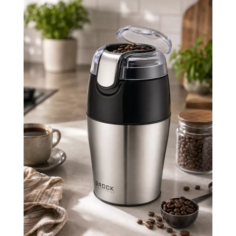 Brock CG 4050 SS roostevabast terasest teraga kohviveski 150W, 70g mahutavus, pulsifunktsioon