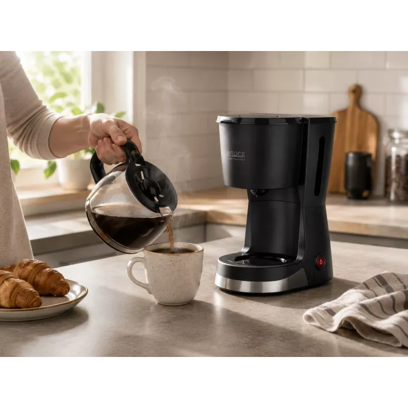 Brock CM 1501 SS tilgakohvimasin 1,5L 915-1080W must