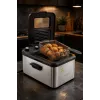 Brock DF 3001 SS fritüür 3,2L 2200W must/teras