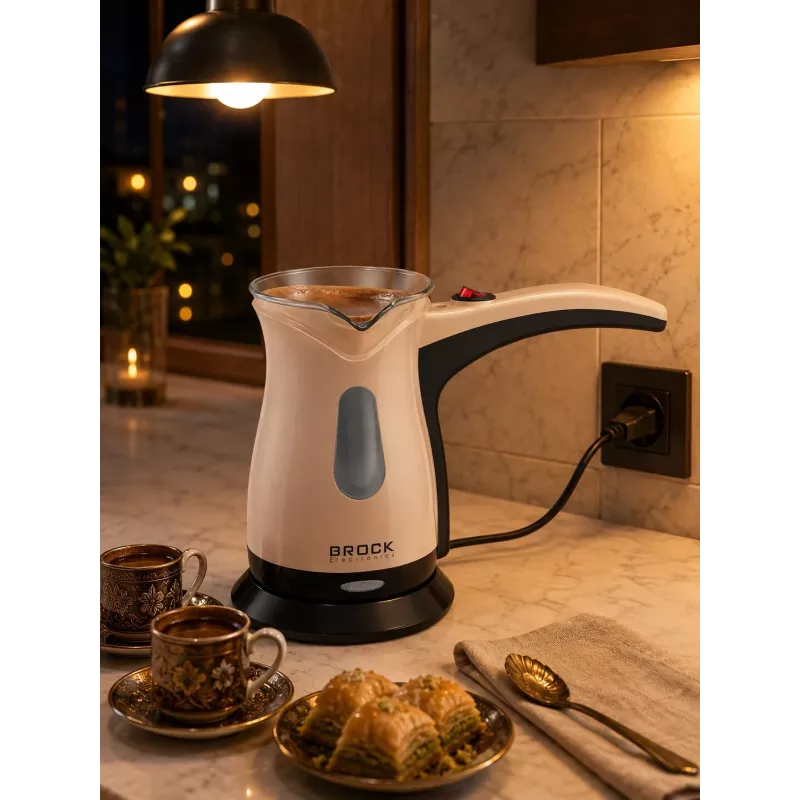Brock ECP 106 Türgi kohvimasin 0,5L 500W Kreem/Must