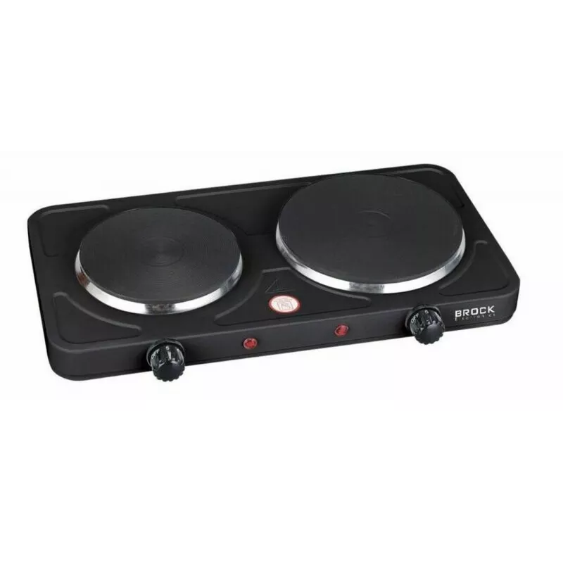 Brock EP 200 BK Elektrikeeder - 1,7 L, 2200 W, kahekordse seinaga jaheda puutepinnaga, must
