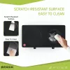 Brock EP 200 BK Elektrikeeder - 1,7 L, 2200 W, kahekordse seinaga jaheda puutepinnaga, must
