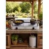 Brock GS 002 W võileivamasin, 750 W, mittenakkuvate kolmnurksete plaatidega, valge