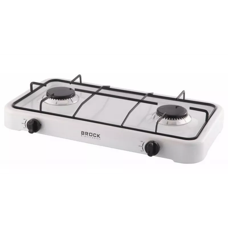 Brock GS 002 W võileivamasin, 750 W, mittenakkuvate kolmnurksete plaatidega, valge