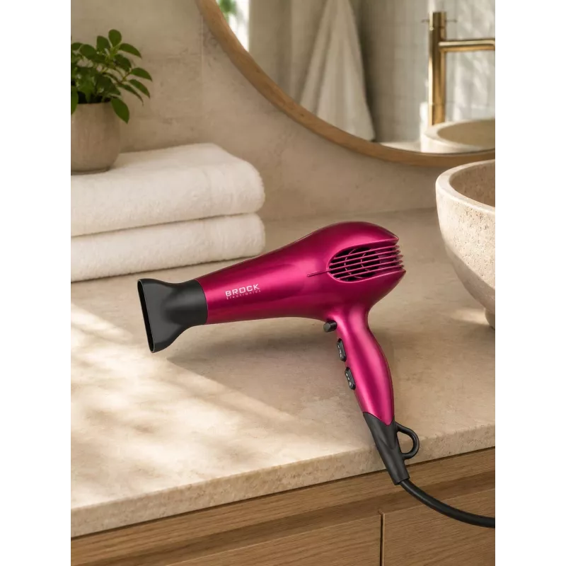 Brock HD 9501 PK föön 1800W, roosa