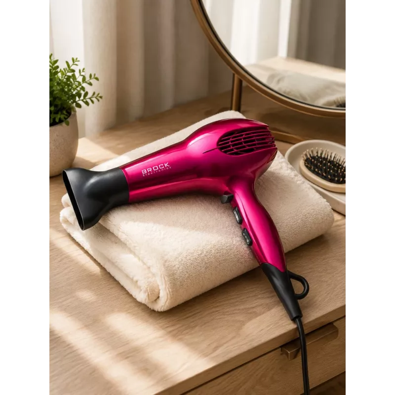 Brock HD 9501 PK föön 1800W, roosa