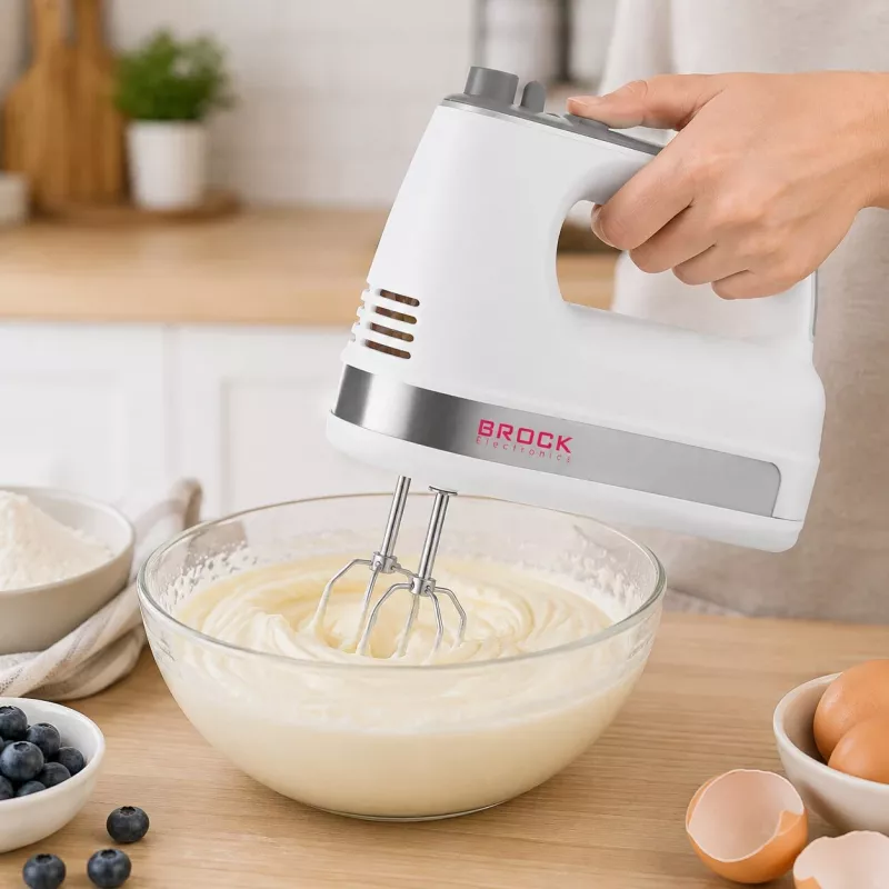 Brock HM 5003 WH käsitsi mikser 300W, valge