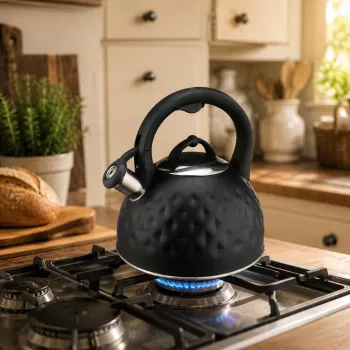 Brock MWK 003 BK La Cuisinette elektriline veekeetja 2,5 L 2200 W must/teras