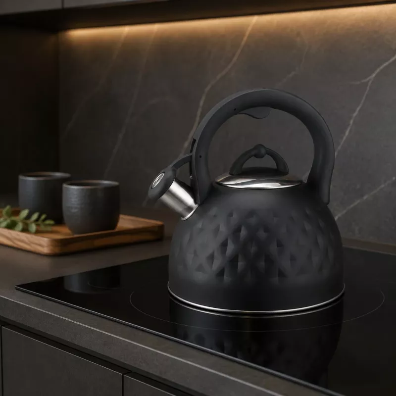 Brock MWK 003 BK La Cuisinette elektriline veekeetja 2,5 L 2200 W must/teras