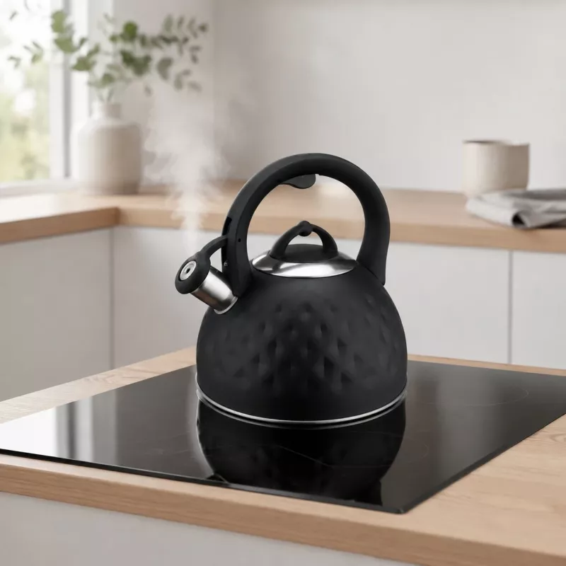 Brock MWK 003 BK La Cuisinette elektriline veekeetja 2,5 L 2200 W must/teras