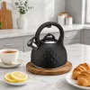 Brock MWK 003 BK La Cuisinette elektriline veekeetja 2,5 L 2200 W must/teras