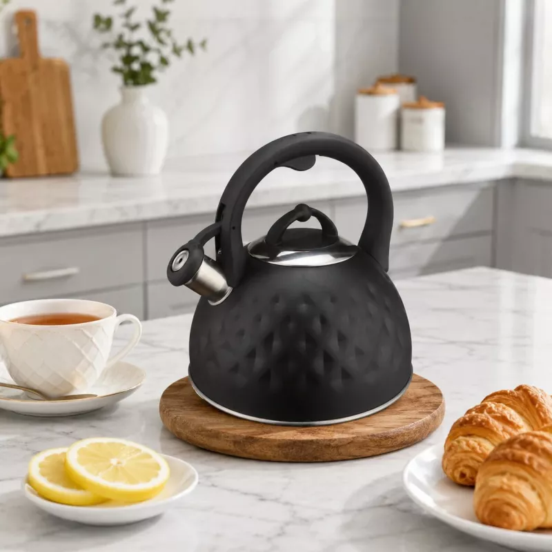 Brock MWK 003 BK La Cuisinette elektriline veekeetja 2,5 L 2200 W must/teras