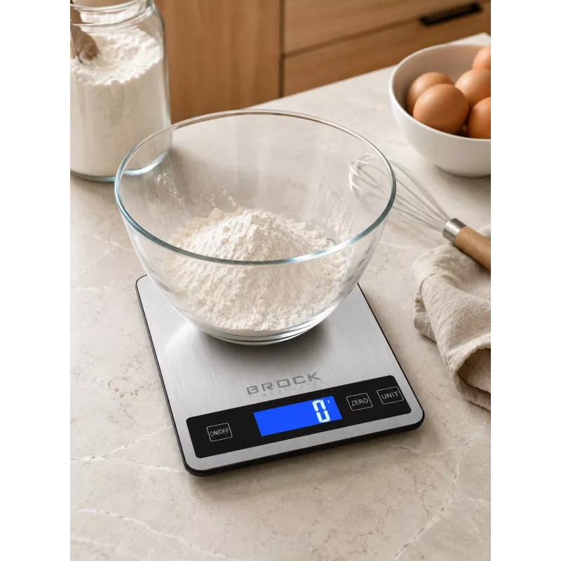 Brock SKS 1008 suur digitaalne köögikaal LED-ekraaniga