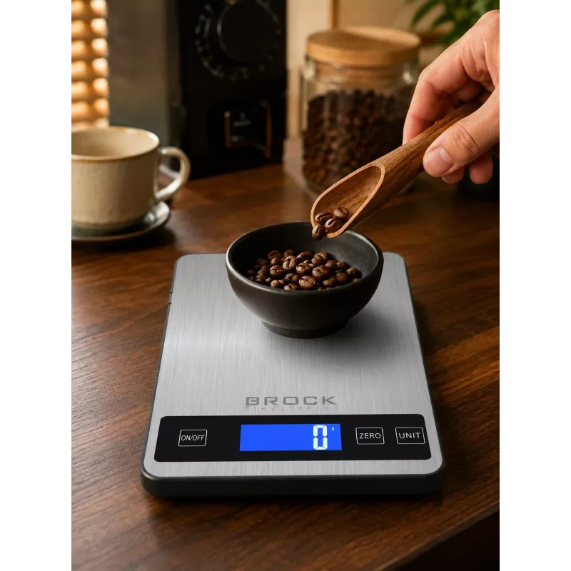 Brock SKS 1008 suur digitaalne köögikaal LED-ekraaniga
