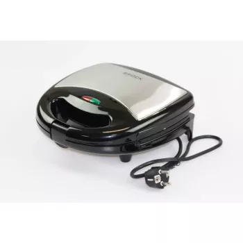 Brock SSM 2004 SS 3-in-1 võileiva-, vahvli- ja pähklikoogimasin, 750W, must/teras