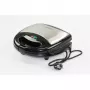 Brock SSM 2004 SS 3-in-1 võileiva-, vahvli- ja pähklikoogimasin, 750W, must/teras