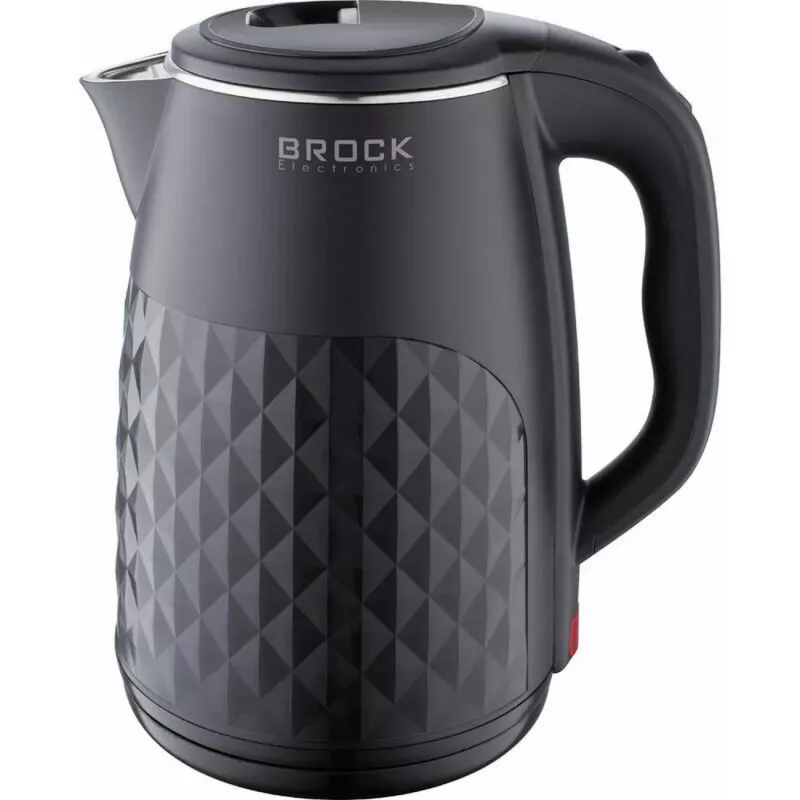 Brock WK 0618 BK elektriline veekeetja kahekordse seinaga 1,8L 1500W, must