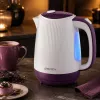 Brock WK 08 PR elektriline veekeetja 1,7L 2000W valge/lilla
