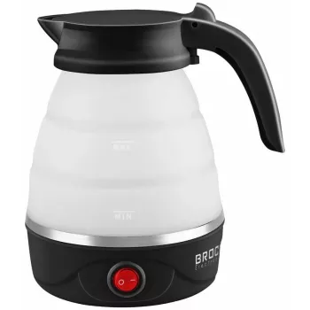Brock WK 0904 BK kokkupandav reisiveekeetja 0,5L 500W, must/valge