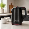 Brock WK 5518 BK elektriline veekeetja 2,0L 1500W must 360° juhtmevaba alusega