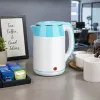 Brock WK 5521 WH elektriline veekeetja 1,8L 1500W valge/sinine 360° alusega