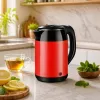 Brock WK 5522 RD elektriline veekeetja 1,8L 1500W must/punane 360° alusega