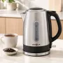 Brock WK 9903 SS elektriline veekeetja 1,7L 2200W must/roostevaba teras 360° alusega