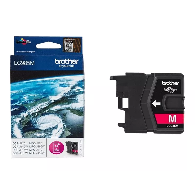 Brother LC985MBP originaalne magenta tindikassett (blisterpakend)