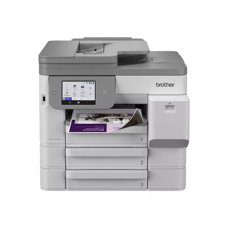 Brother MFC-J5117DW A3 värviline tindiprinter multifunktsionaalne printer printimise, koopia, skaneerimise, faksi, dupleksiga, Wi-Fi, Ethernet, USB, 250-lehelise salve, 50-lehelise ADF-iga, puuteekraaniga, valge
