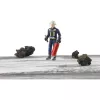 BRUDER bworld tuletõrjuja aksessuaaridega (sinine/kollane) 1:16 mõõtkavas tegelaskuju